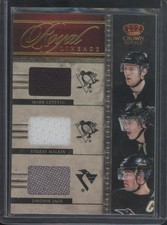 2011 Panini Crown Royale Hockey Letestu Malkin Jagr 36 Royal Linage Triple Relic