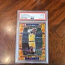 2021-22 Panini Select #100 LeBron James — Orange Flash Prizm | NBA Lakers PSA6