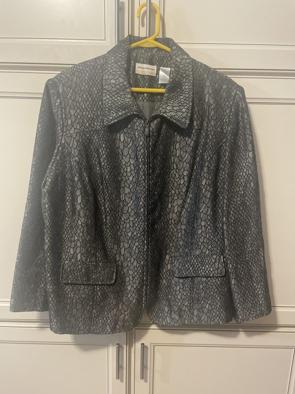 Ladies Alfred Dunner Woman Dress Jacket Size 20W EUC