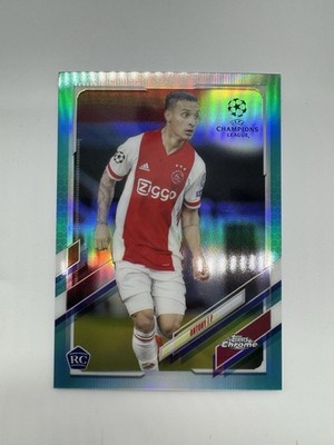 2020-21 Topps Chrome UEFA Champions League Antony #87 Aqua 139/199 Ajax