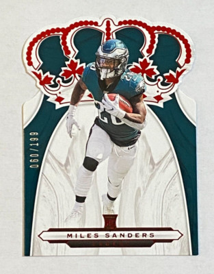 2019 Panini Chronicles Crown Royale #CR-24 Rookie Miles Sanders Eagles  /199
