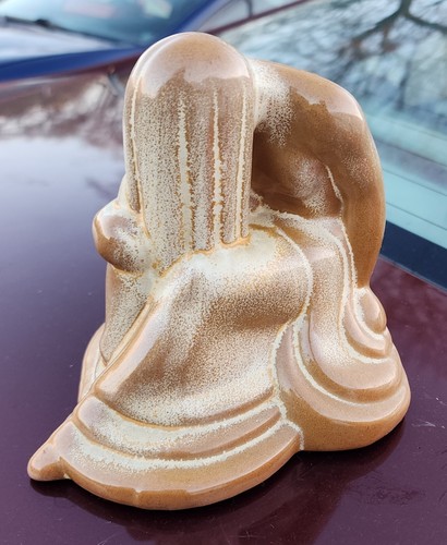 Vintage Frankoma Ada Clay Weeping Woman Bookend