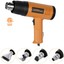 LivingBasics-Air-Heat-Gun-Dual-Temperature-Paint-Stripper-DIY-Tool-4-Nozzle thumbnail 2