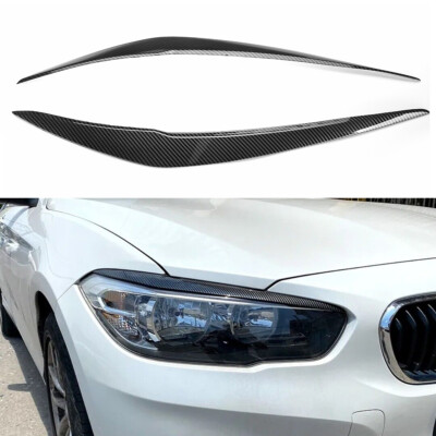 For BMW 1 Series F20/F21 Facelift 2015-2019 Carbone Fibre Headlight Eyelids