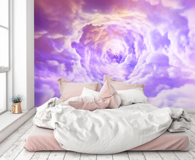 3D Purple Clouds G2543 Wallpaper Wall Murals Removable Self-adhesive Erin