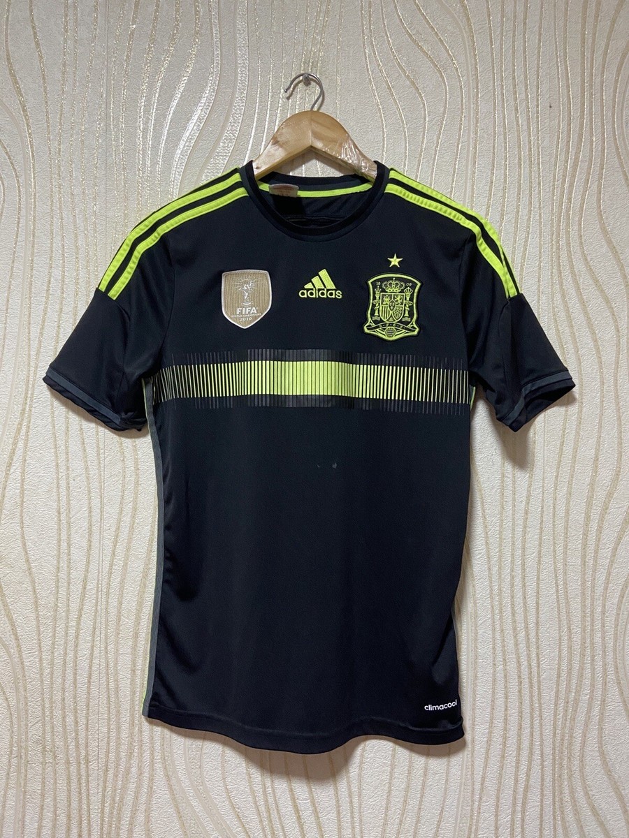 SPAIN 2014 2015 AWAY FOOTBALL SHIRT SOCCER JERSEY ADIDAS SPAIN 2014 2015 AWAY FOOTBALL SHIRT SOCCER JERSEY ADIDAS