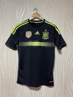 SPAIN 2014 2015 AWAY FOOTBALL SHIRT SOCCER JERSEY ADIDAS SPAIN 2014 2015 AWAY FOOTBALL SHIRT SOCCER JERSEY ADIDAS