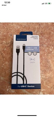 Insignia 4' Usb-C To Usb-A Charge-And-Sync Cable