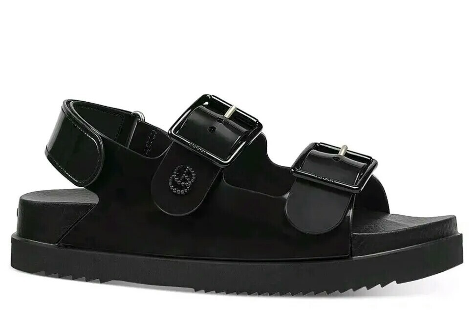 Gucci Women Double strap platform sandals Size 38 | eBay