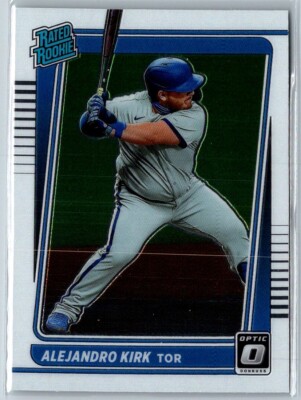 2021 DONRUSS OPTIC ALEJANDRO KIRK RC TORONTO BLUE JAYS #63