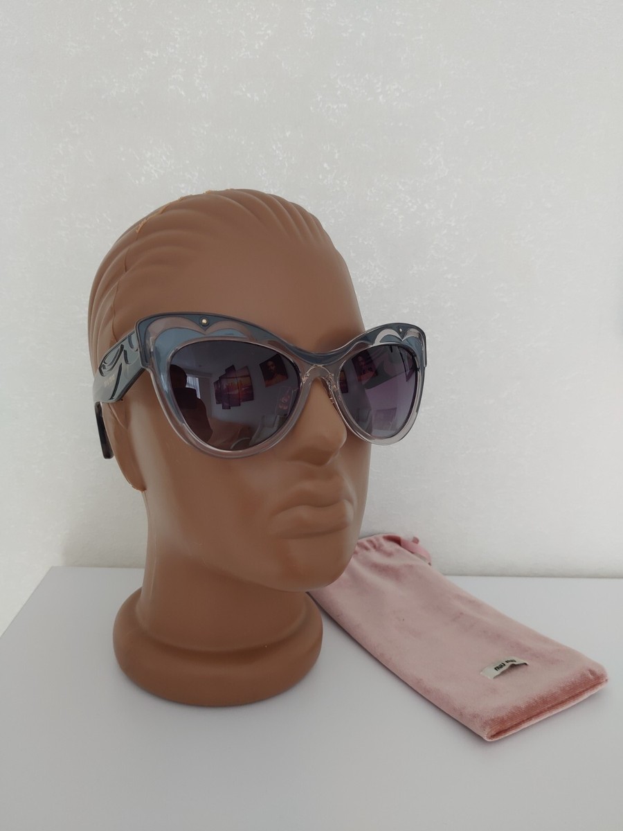 Miu Miu Cat Eye Fashion Sunglasses Retro Festival Clear 