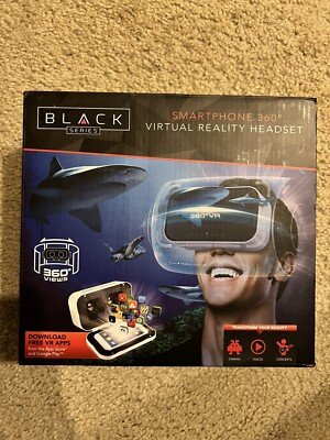 Virtual Reality Headset Black Series Smartphone 360 Degree Download Free Apps 