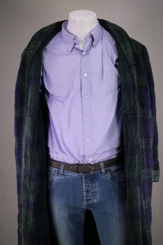 Polo Ralph Lauren Vintage Tartan Plaid Heavy Terry Shawl Belted Bath Robe~ L - Picture 8 of 10