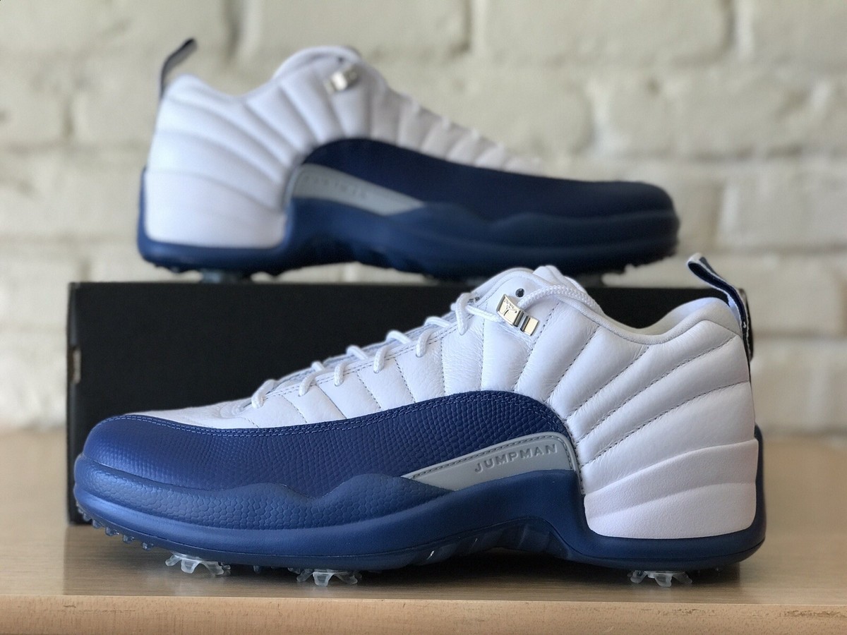 Nike Air Jordan XII 12 Retro Low French Blue Golf Mens Sz 12 Nike Air Jordan XII 12 Retro Low French Blue Golf Mens Sz 12