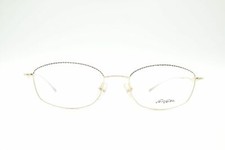 Alpina VV088 Gold Black Oval Glasses Eyeglass Frame New