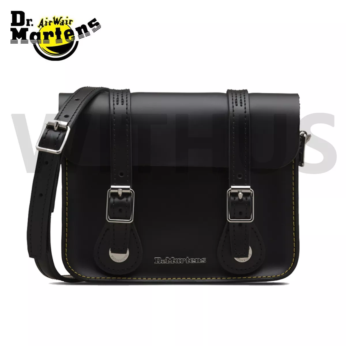 Dr. Martens, Bags, Leather Box Crossbody Messenger Bag