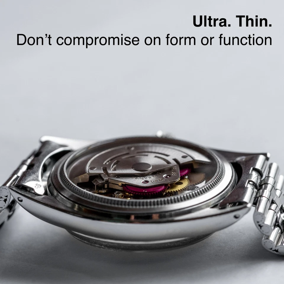 Extra-Slim Sapphire Exhibition Caseback for Vintage Rolex Datejust - Image 2 of 4