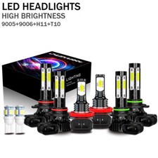 For Toyota Corolla 2009 2010 2011 2012 2013 6x Led Headlight Hilofog Light Set