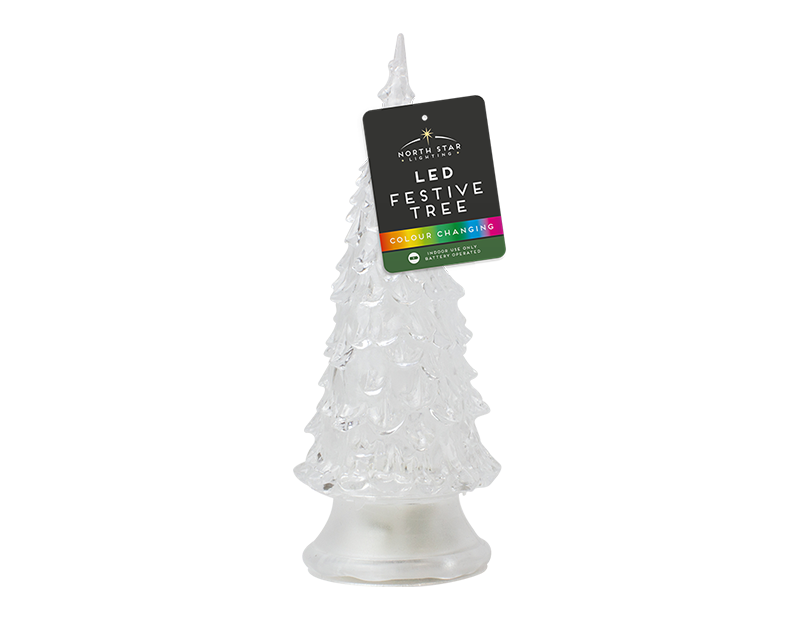 🎄Colour Changing LED Christmas Tree Decoration Xmas Light Up Ornament