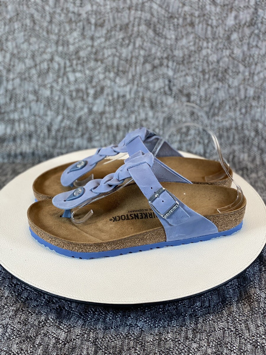 Birkenstock Gizeh Braided Sandal Size 41 Regular Slide Dusty