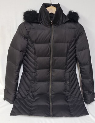 Doudoune Kenneth Cole Avec Bordure En Fausse Fourrure - Taille M - Neuf Avec étiquettes