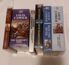Louis Lamour Books On Cassettes 6 Various Titles New Sealed. Audiobooks