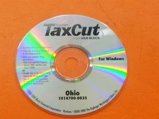 ⭐️⭐️⭐️⭐️⭐️ PC Software CD Disc Kiplinger TaxCut Ohio from H&R Block 