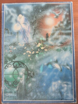 Vintage Vier Elemente Peter Pracownik Puzzle Mystischer Magier 1000 Teile