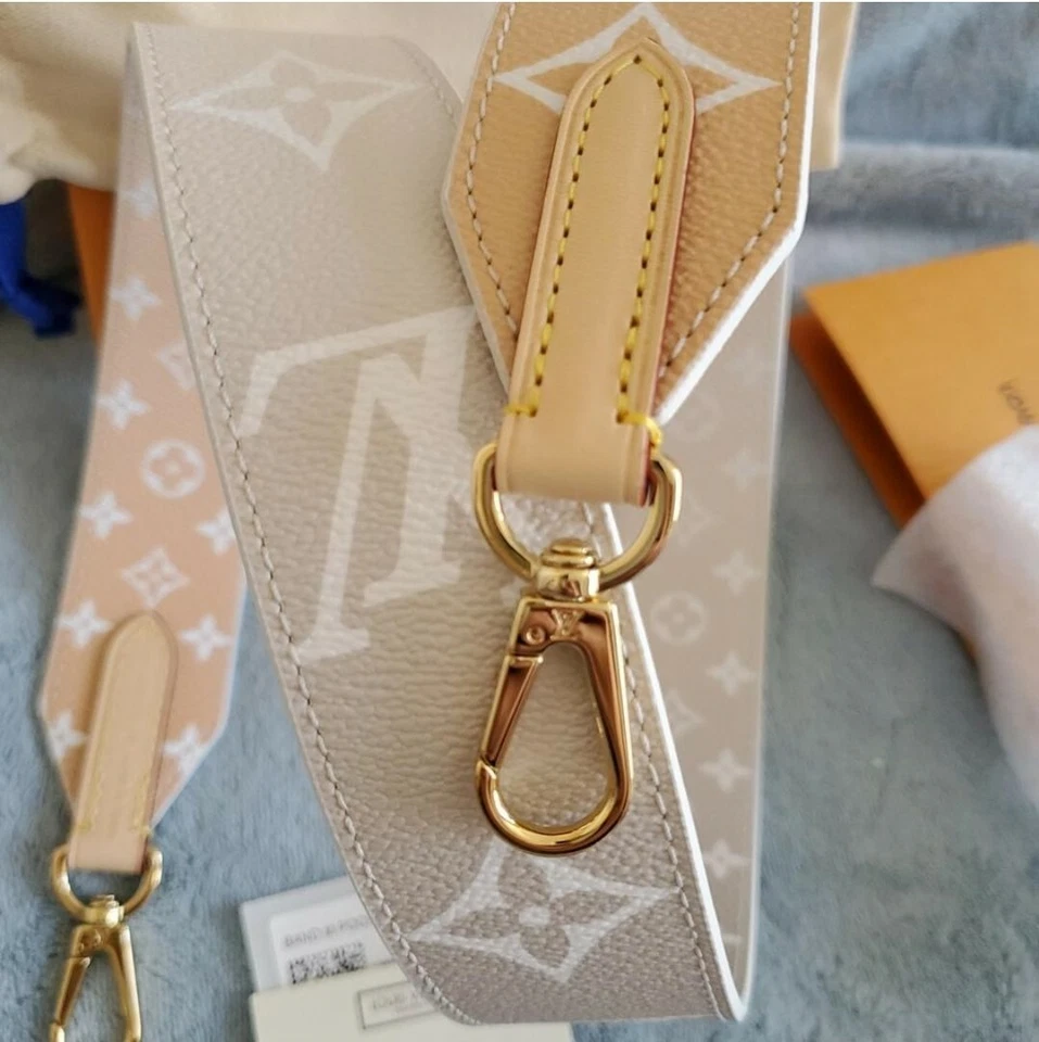 LOUIS VUITTON CORREA BANDOLERA GRIS BRUMA LONA RECUBIERTA POR POOL EDITION Foto 4 de 4