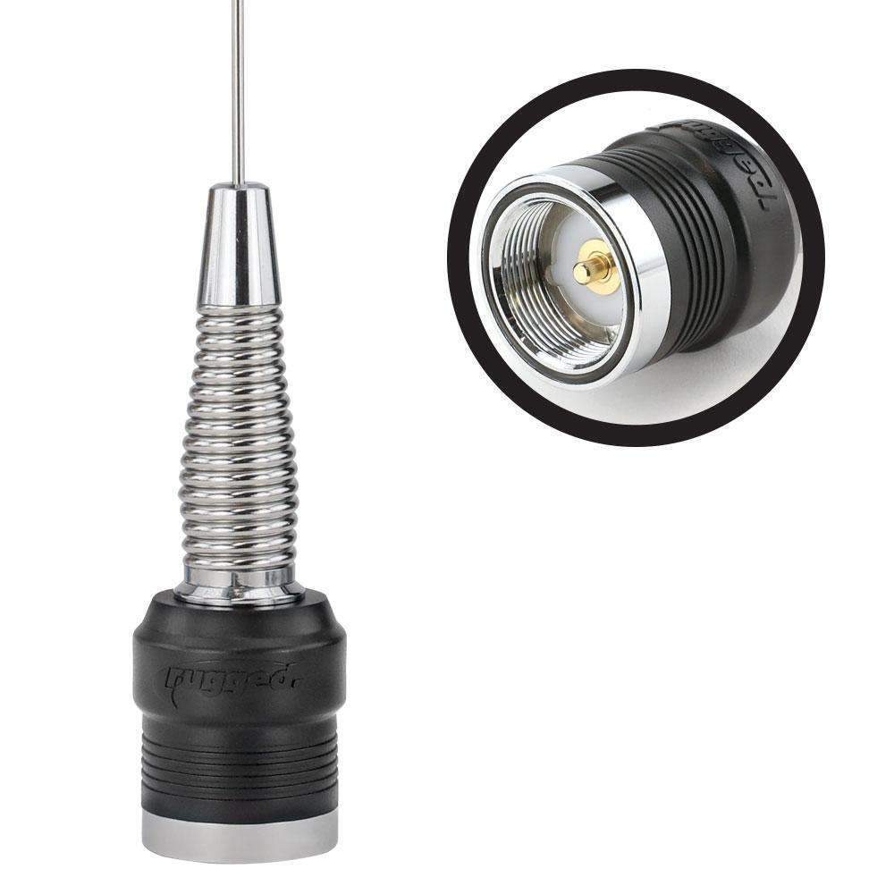 Rugged Radios UHF & VHF Wide Band 1/4 Wave Antenna with Rugged Radios UHF & VHF Wide Band 1/4 Wave Antenna with
