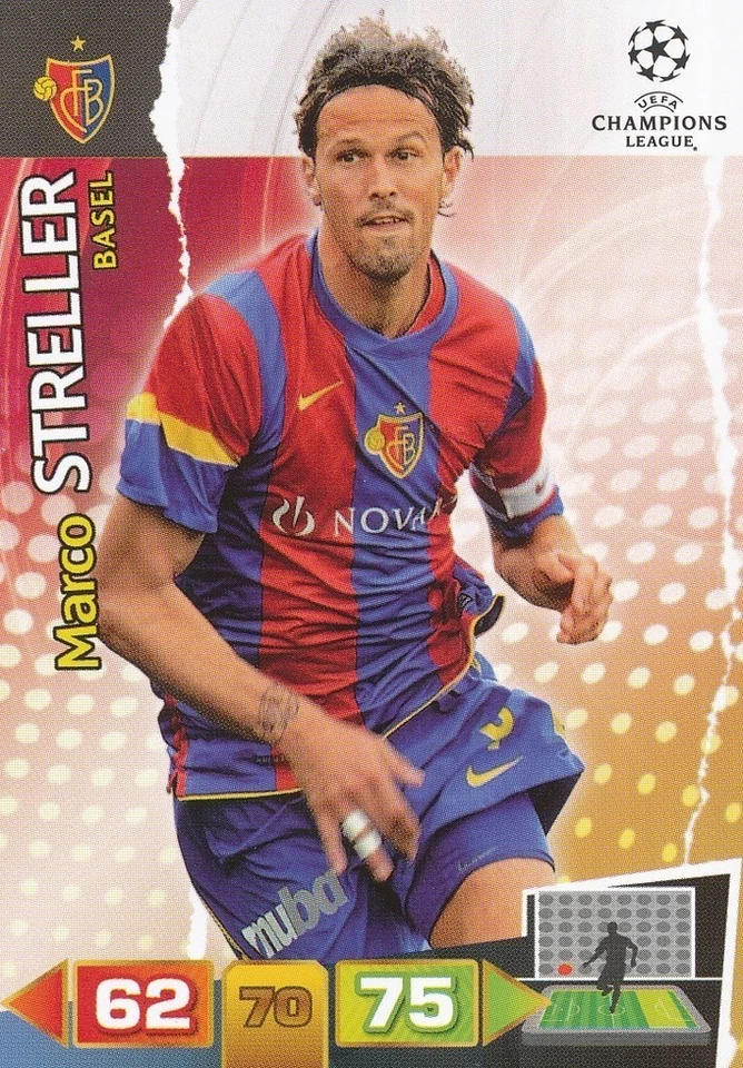 MARCO STRELLER SUISSE FC BASEL 1893 CARD ADRENALYN CHAMPIONS LEAGUE 2012 PANINI - Photo 1/2