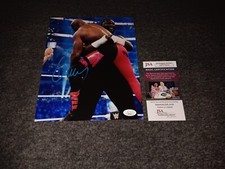 Omos Signed 8x10 Jsa Wwe