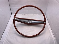1963 1964 Buick Skylark Steering Wheel Center Horn Maroon Button Oem Vintage