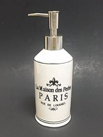 La Maison Des Perles Paris-fleur De Lis Ceramic Ivory Lotion,soap Dispenser La Maison Des Perles Paris-fleur De Lis Ceramic Ivory Lotion,soap Dispenser