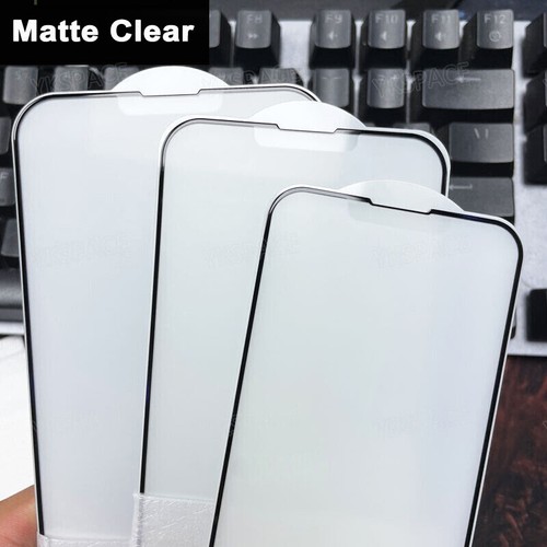 1/2/3Pack Matte Privacy for iPhone 15 14 Pro MAX Tempered Glass Screen Protector - Picture 11 of 13