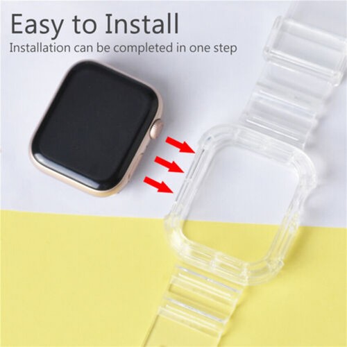 Sport Transparent Watch Strap For Apple Watch Series Ultra 8 7 6 SE 5 Band 49mm - Picture 9 of 25