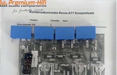 Kondensatorensatz Laufwerksteuerung für Studer Revox A77
