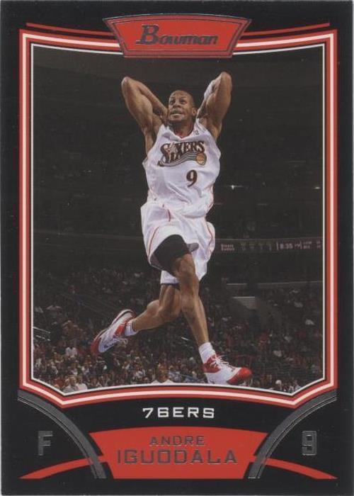 2008-09 Bowman Draft Picks & Stars - Andre Iguodala #19 - 1 of 2