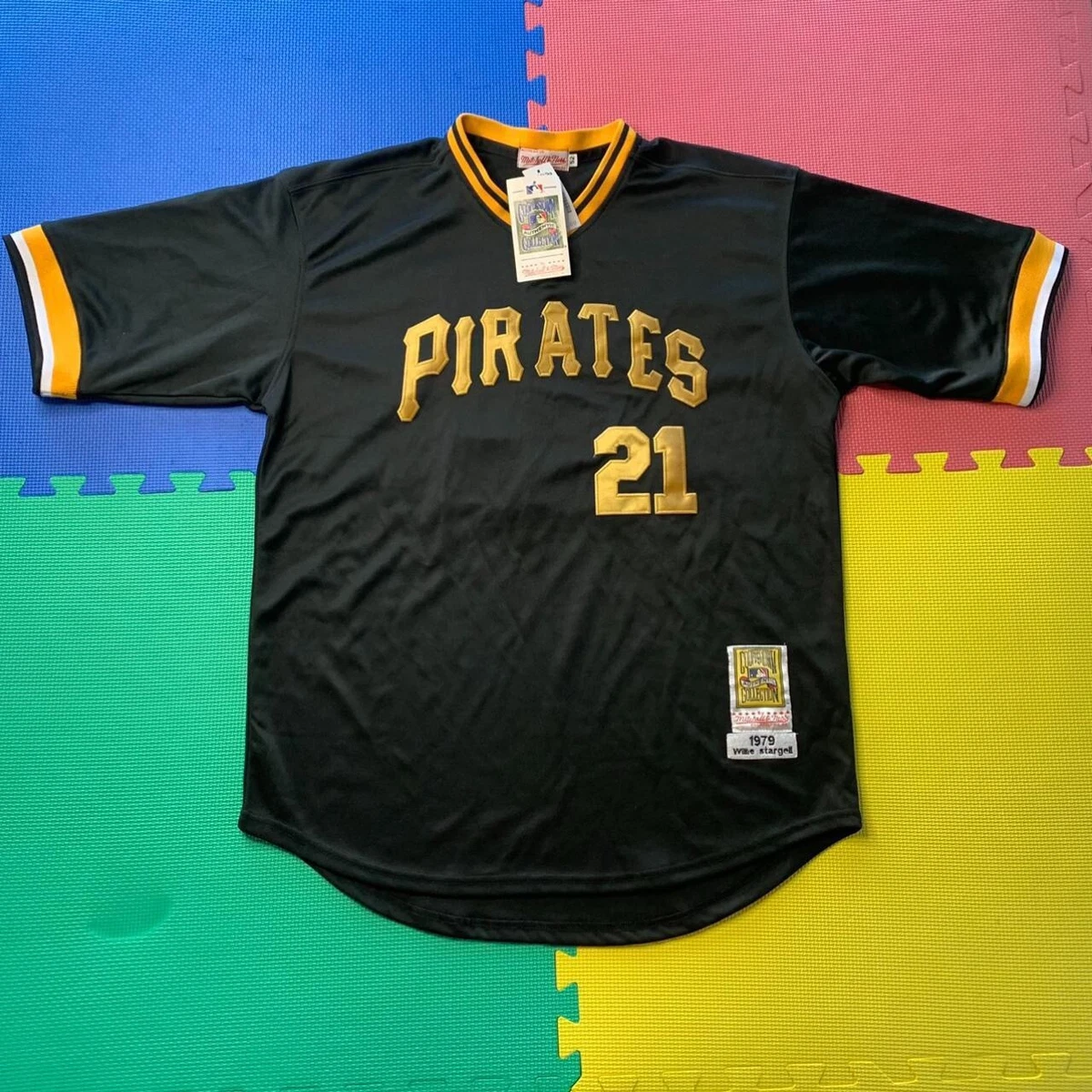 Mitchell & Ness Cooperstown Collection Pirates Roberto Clemente Jersey  Men's XL