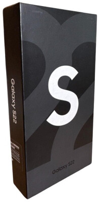 Samsung S22 Verpackung Leerbox  Leer Box Karton Phantom White Weiß 128GB S901B