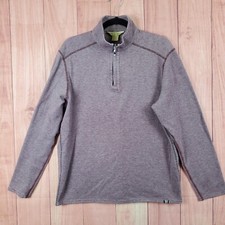 Tommy Bahama Quarter Zip Sweater Mens Sz M Medium Pullover Red