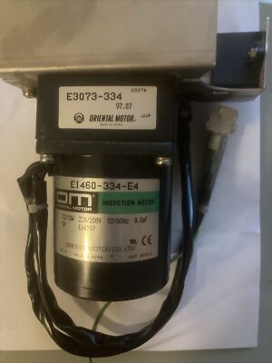 Oriental Motor E64197 Induction Motor 12W E1460-334-E4 + E3073-334