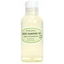 4 OZ ORGANIC PURE SWEET ALMOND OIL 