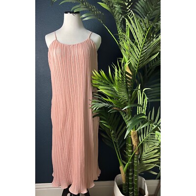 revolve pink pleated dress Pink Pleated Dress