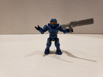 Mega Bloks HALO Blue UNSC SPARTAN MK VI Series 7