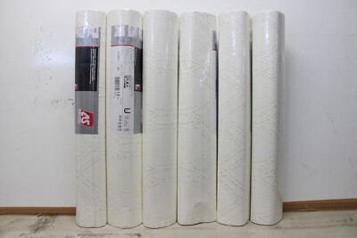 6 Rollen Vliestapete AS Creation 30599-1 Cremeweiss/ Beige Gemustert
