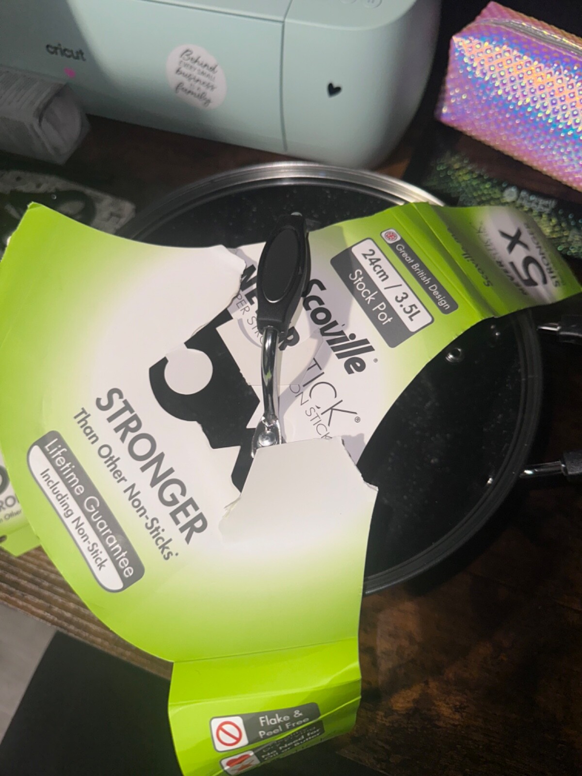 Scoville Neverstick 24cm Stock Pot 3.5L NonStick Stock Pot Brand