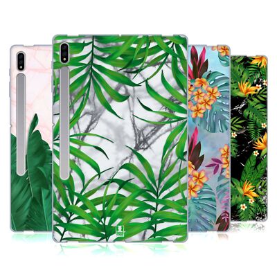 HEAD CASE DESIGNS TROPICAL MARBLE PRINTS SOFT GEL CASE FOR SAMSUNG TABLETS 1
