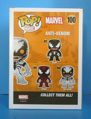 Funko Pop! Marvel ANTI-VENOM Vinyl Figure #100 Hot Topic