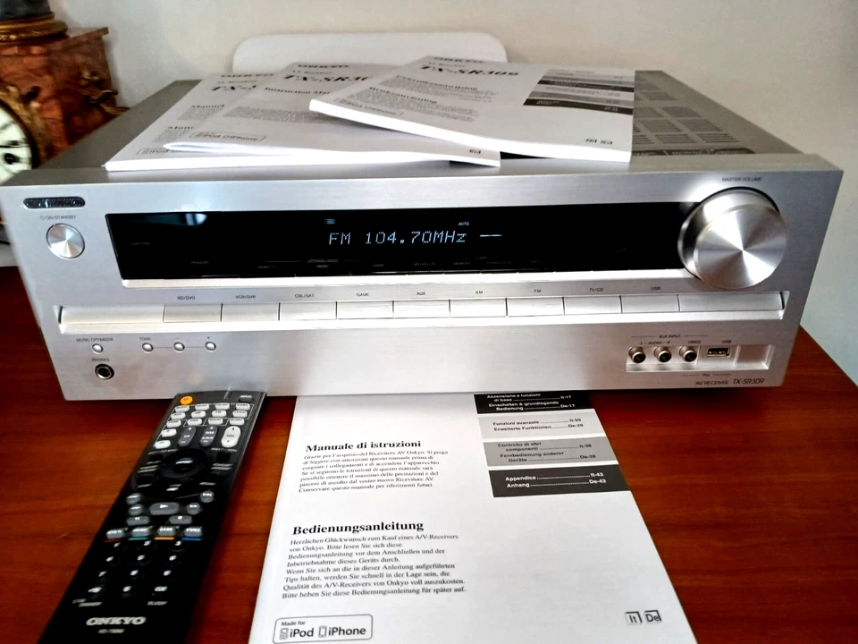 Receiver Onkyo TX-SR309 5.1-Kanal AV-Heimkinoreceiver TOP - Bild 3 von 4